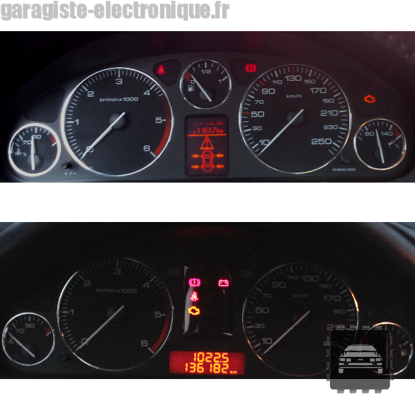 Afficheur PEUGEOT 407